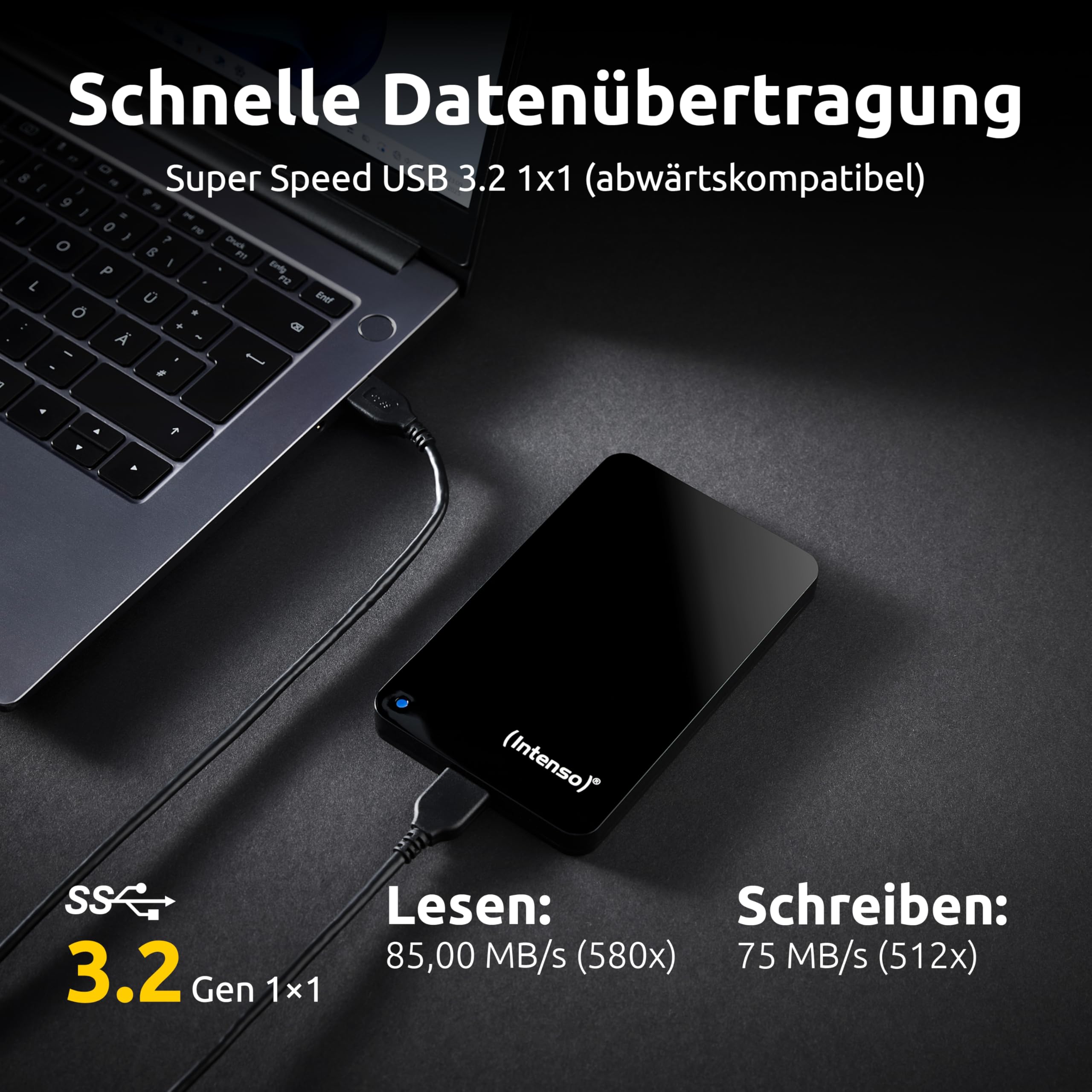 Intenso Memory Drive - 2, 5' External hard drive 2 TB