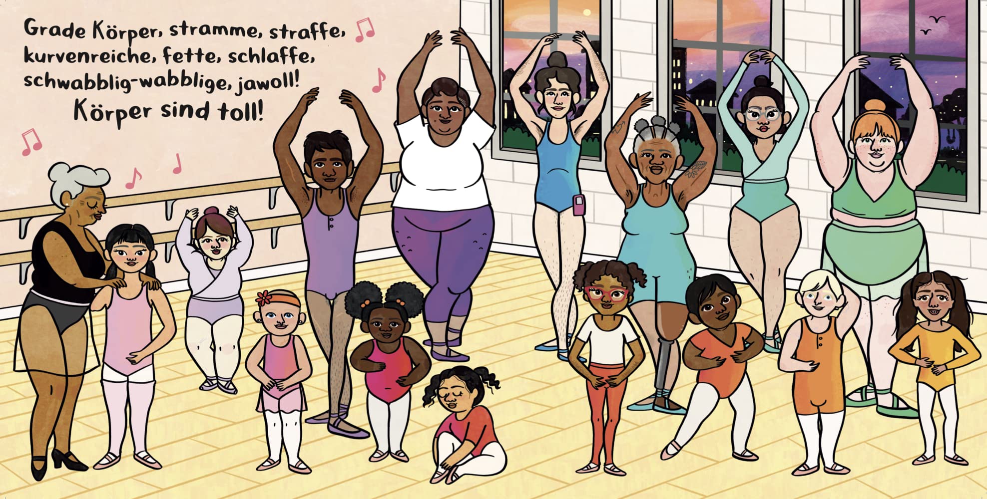 Körper sind toll: Ein fröhliches Liebe-Deinen-Körper-Bilderbuch. Durch Selbstakzeptanz und Body Positivity das Selbstbewusstsein von Kindern stärken. Vorlesebuch mit Reimen ab 3 Jahren.