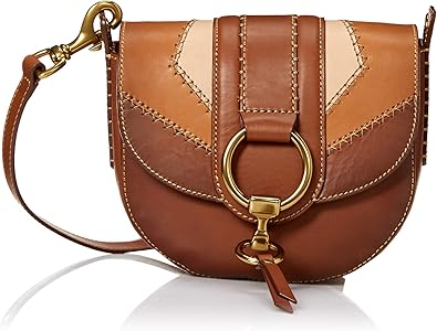 cognac saddle bag crossbody