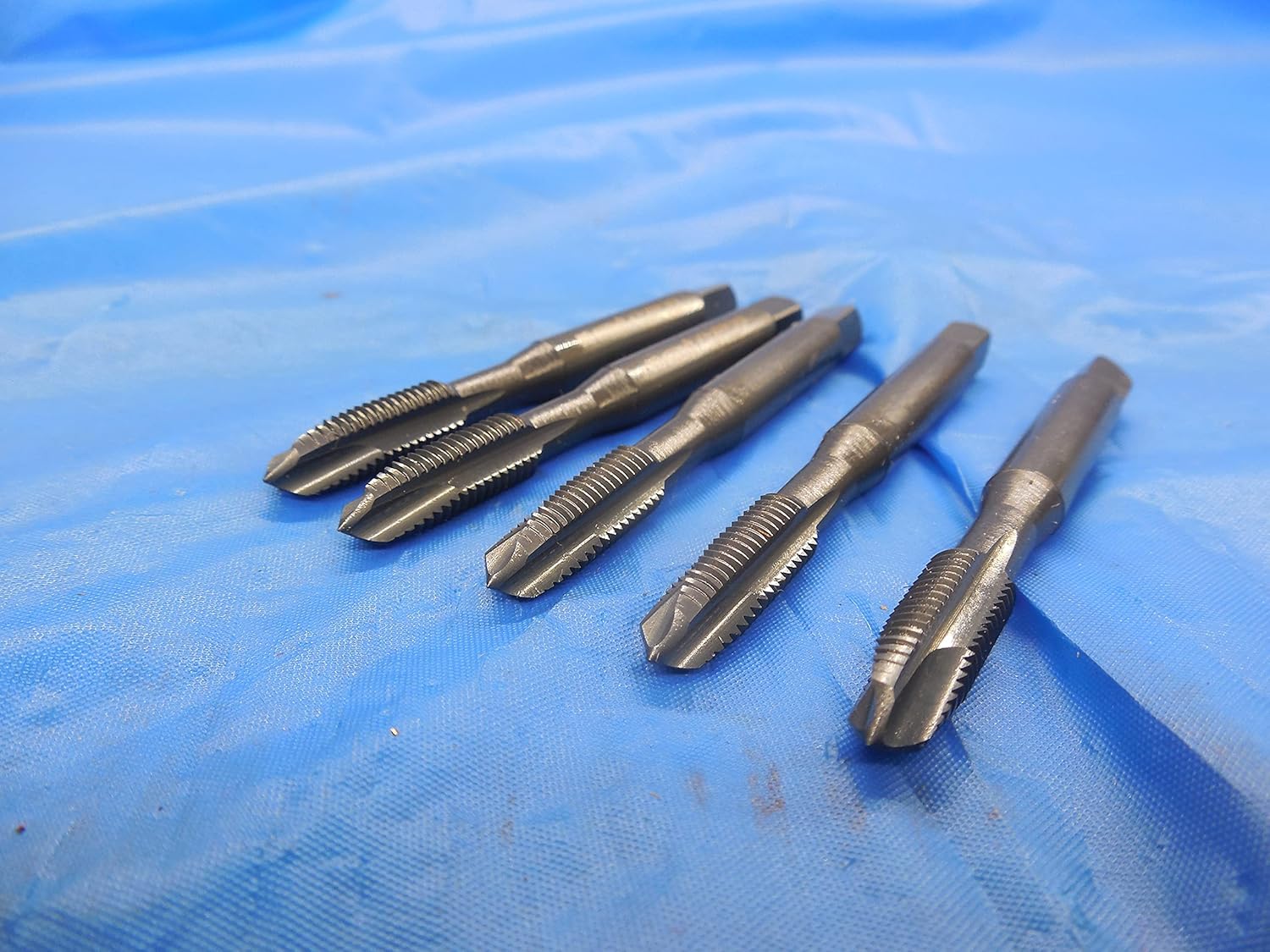 5PCS OSG 1/4 28 NF GH2 HSE Oxide Vanadium Spiral Point TAP 3 Straight Flute .25 - DW10323BU