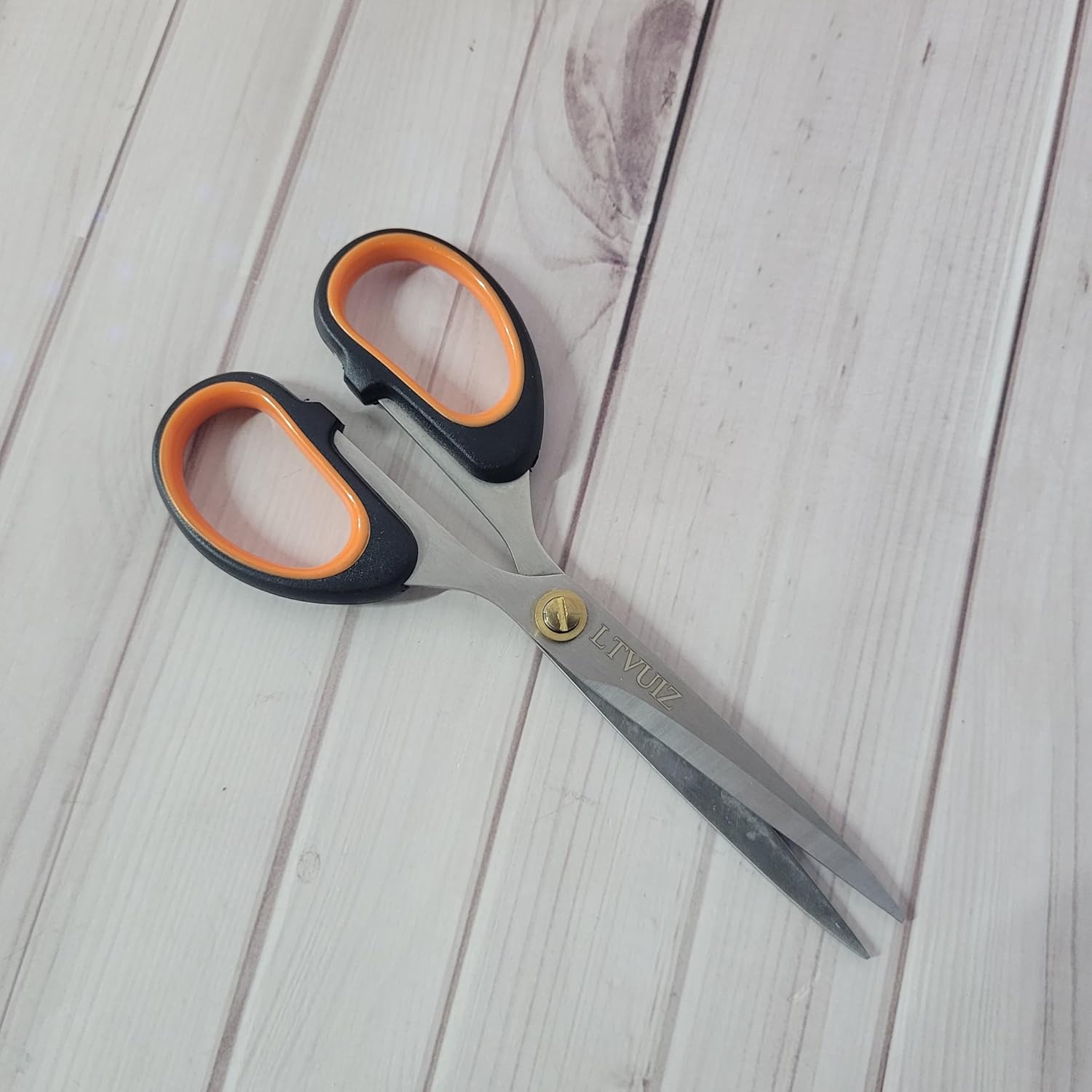 LTVUIZ Scissors – Slip Handles, Sharp Precision Cutting, Rust-Resistant & Versatile Multipurpose Use