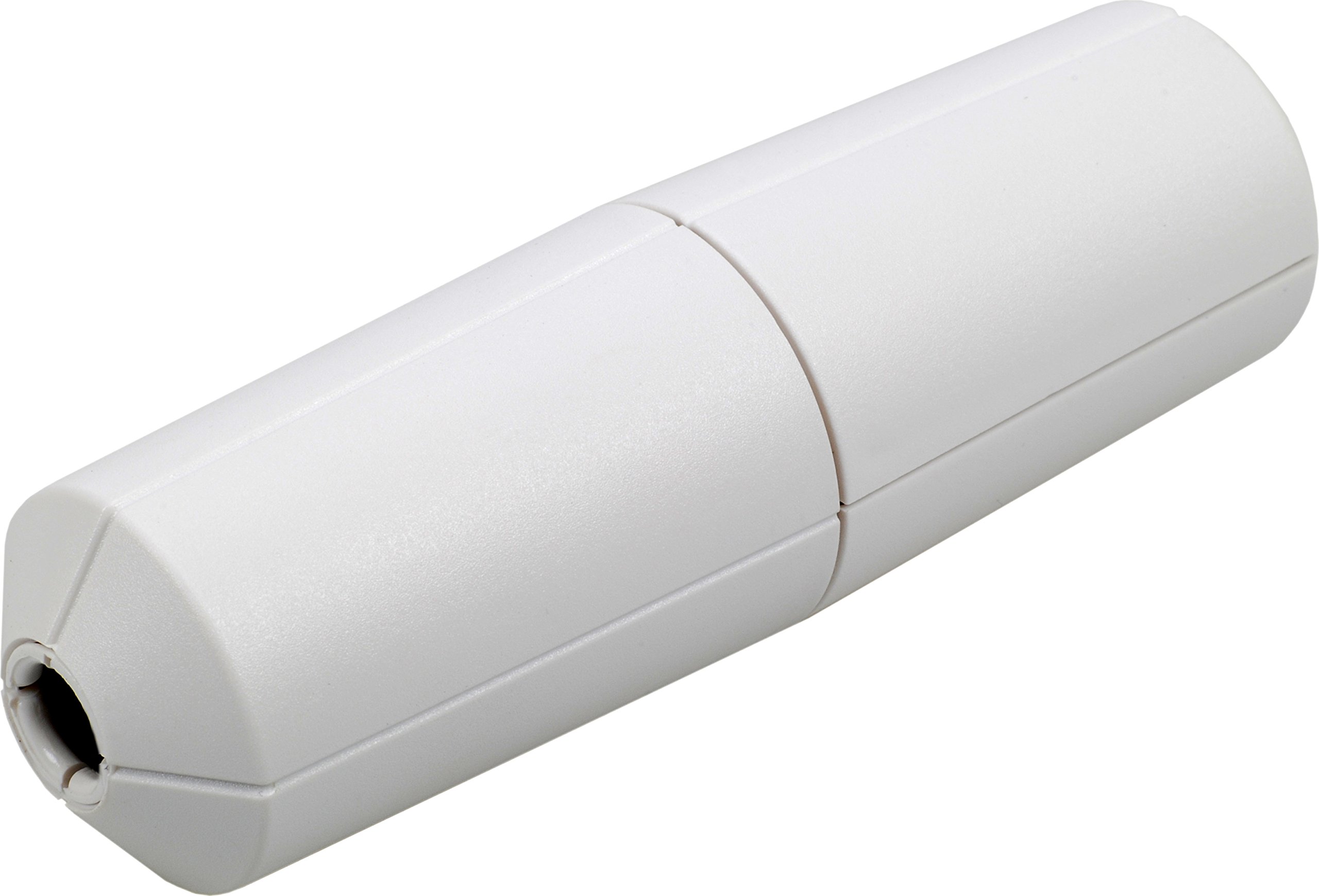 EHMANN 2860x0800 Variateur de cordon électronique pour LED, 230 V, 50 Hz, Puissance : LED 3-35 W, 5-100 W/VA, couleur: blanc