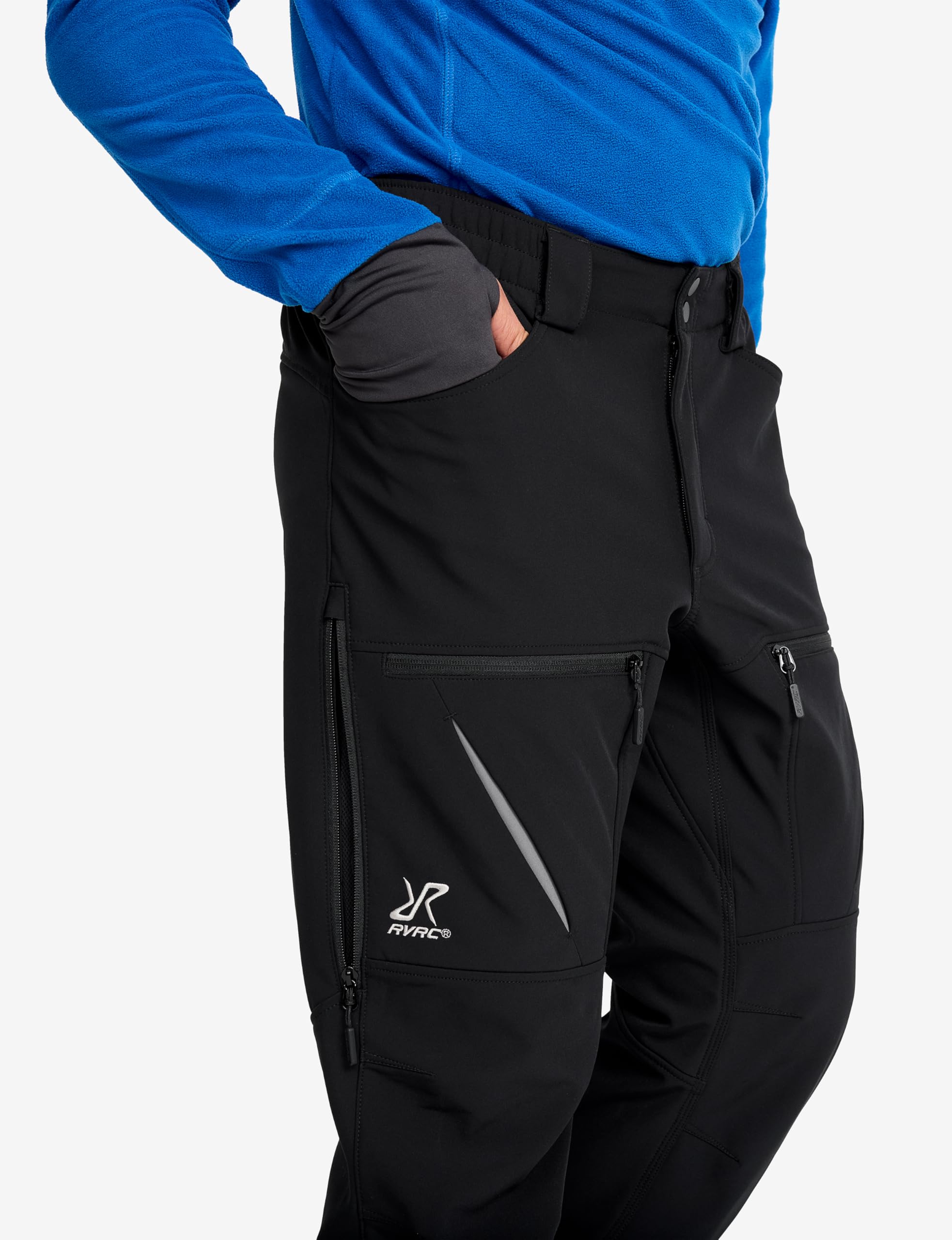 RevolutionRace Hiball Softshell Pants für Herren, Outdoor Hosen für Wandern