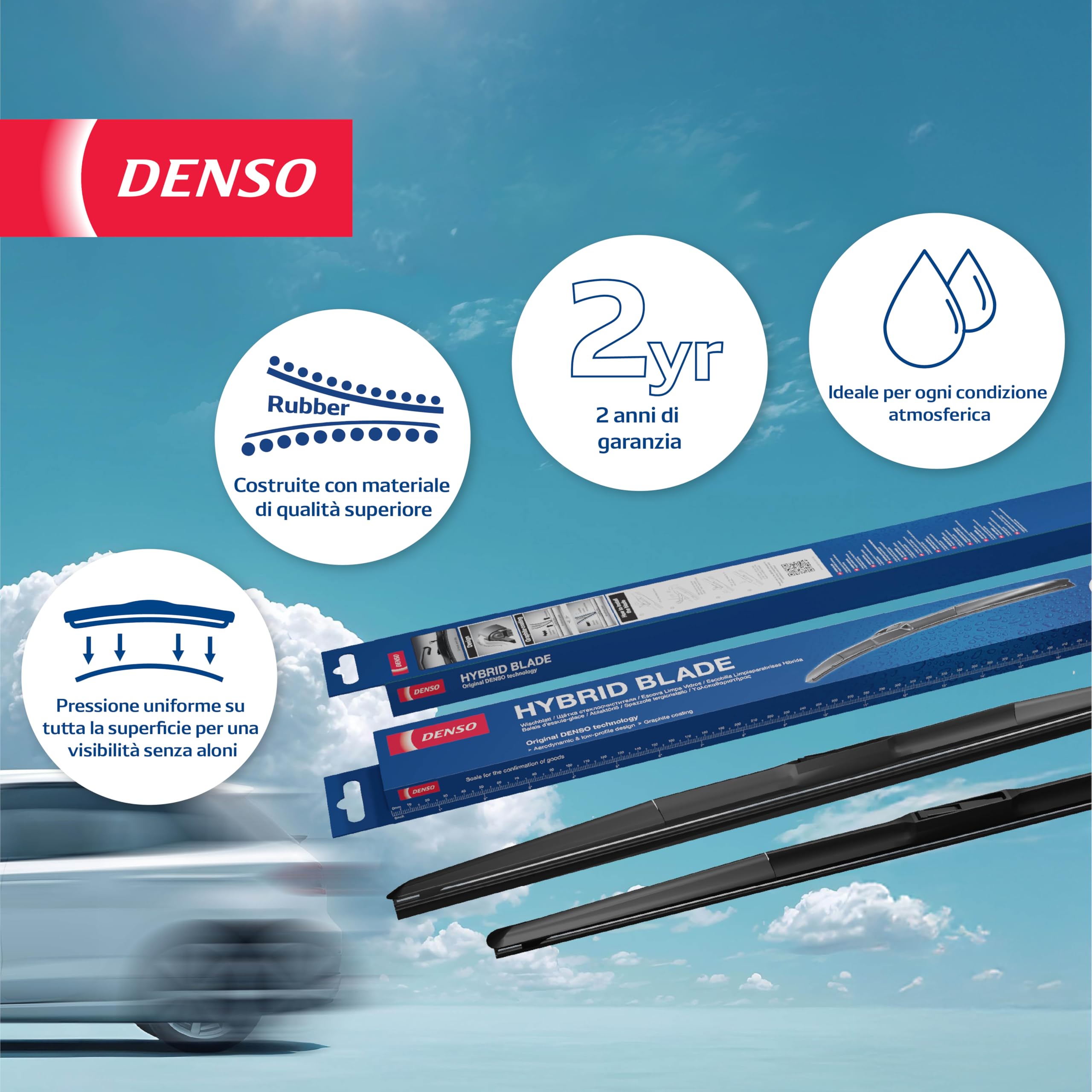 DENSO Hybrid DUR-055R Tergicristalli 550 mm al lato ... - AUTODOC