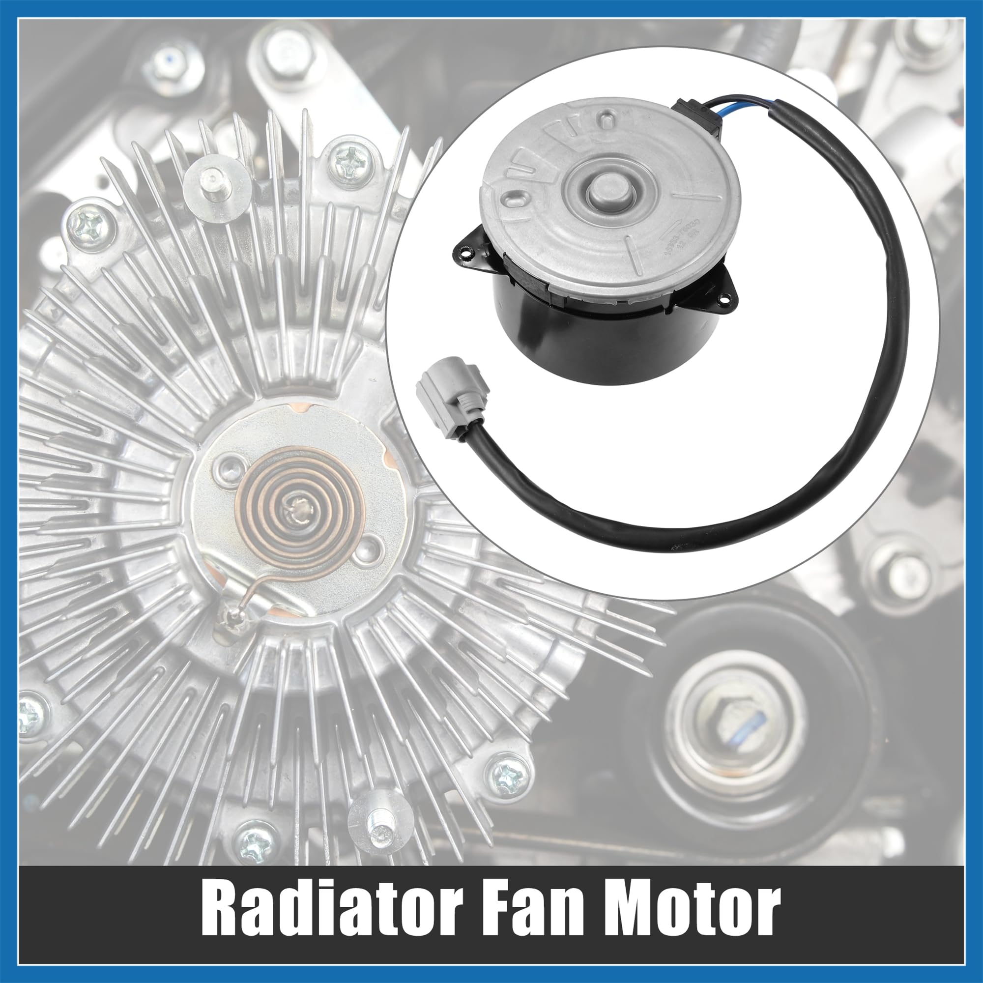 A ABSOPRO 16363-20400 16363-7503 Radiatore Ventola Motore 5 Lama Ventola Conducente Lato Sostituzione dell'articolo