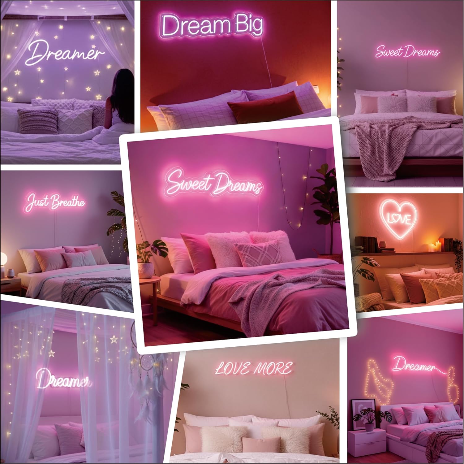 Custom Neon Signs 2026, Personalized LED Name Neon Light for Wall Decor, 16 Colors & 30 Fonts, Dimmable LED Neon Sign, LED Lights for Bedroom, Kids’ Room, Game Room, Girls’ Bedroom, Birthday Gifts, Wedding & Party Backdrops, Bar & Business