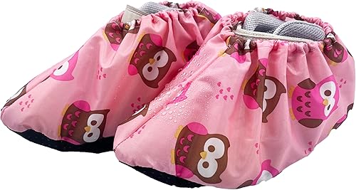 Miniatura 6 de Fundas de zapatos para niños, reutilizables, antideslizantes, lavables, a prueba de polvo, duraderas, impermeables, para interiores, jardines de