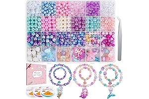 Qinzave Jewelry Making Kit for Kids Ages 4-8
