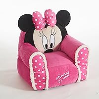 Vista 15 de Sanrio Hello Kitty - Puf figural, sofá de estructura suave con reposabrazos para niños, asiento cómodo para dormitorio o sala de juegos, a partir