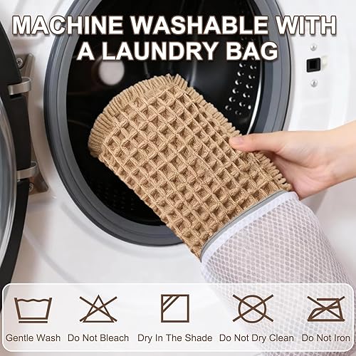 Miniatura 7 de Hiasan Tapete de baño con borlas, súper absorbente, antideslizante, lavable a máquina, tapete de baño para baño, tapete de goma ultra suave, color