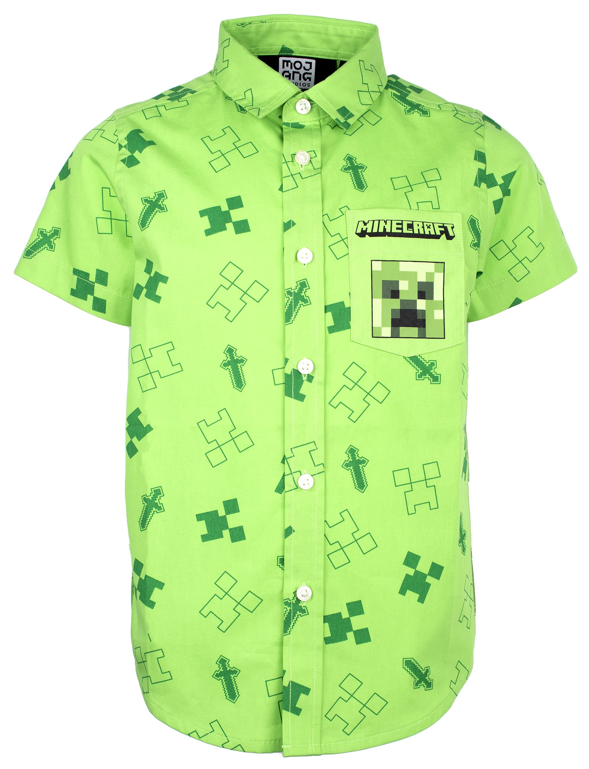 Minecraft Camisa de manga corta - Ropa para niños - Ropa para niños Niños - Camisa de algodón para niños