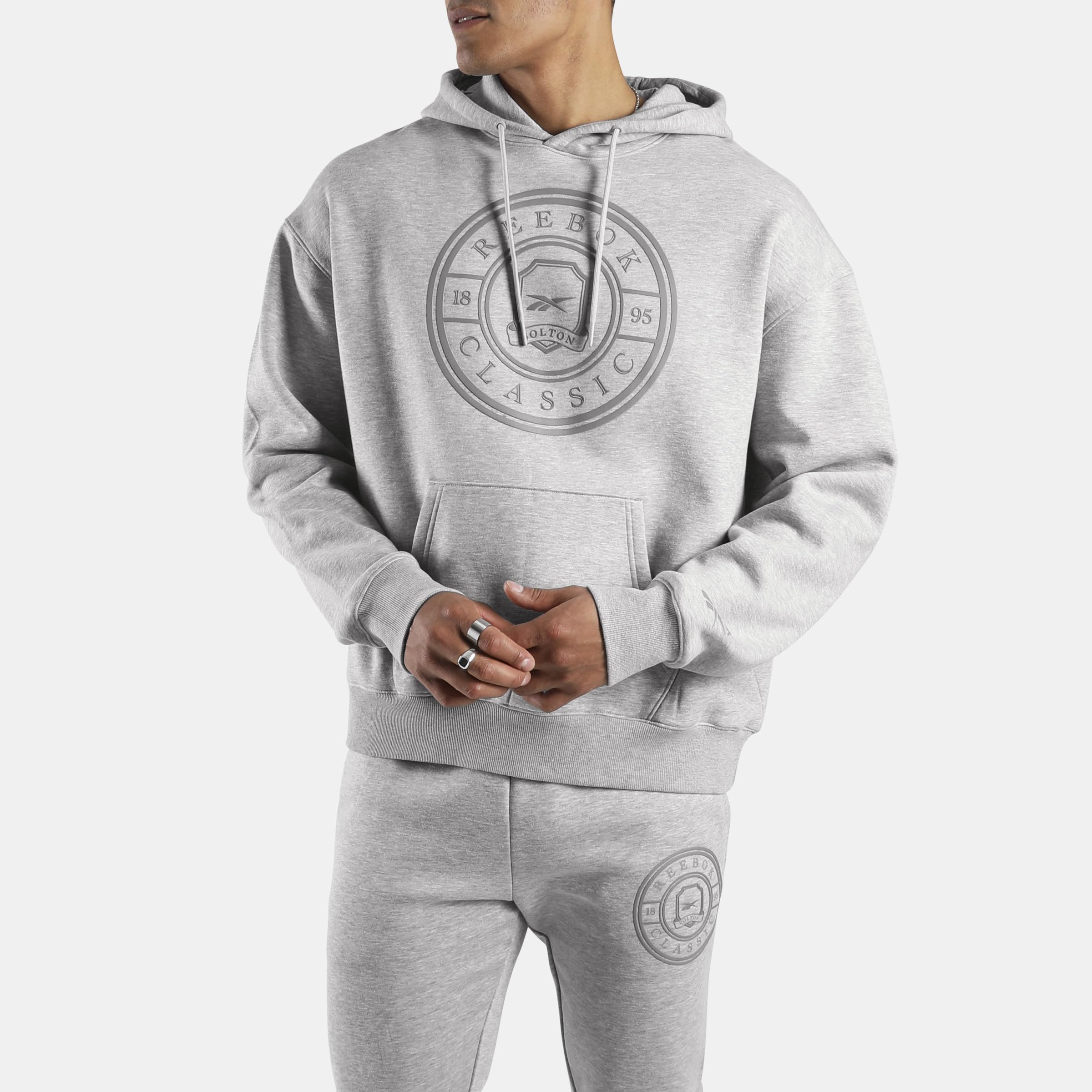 Reebok Crest Hoodie Gray