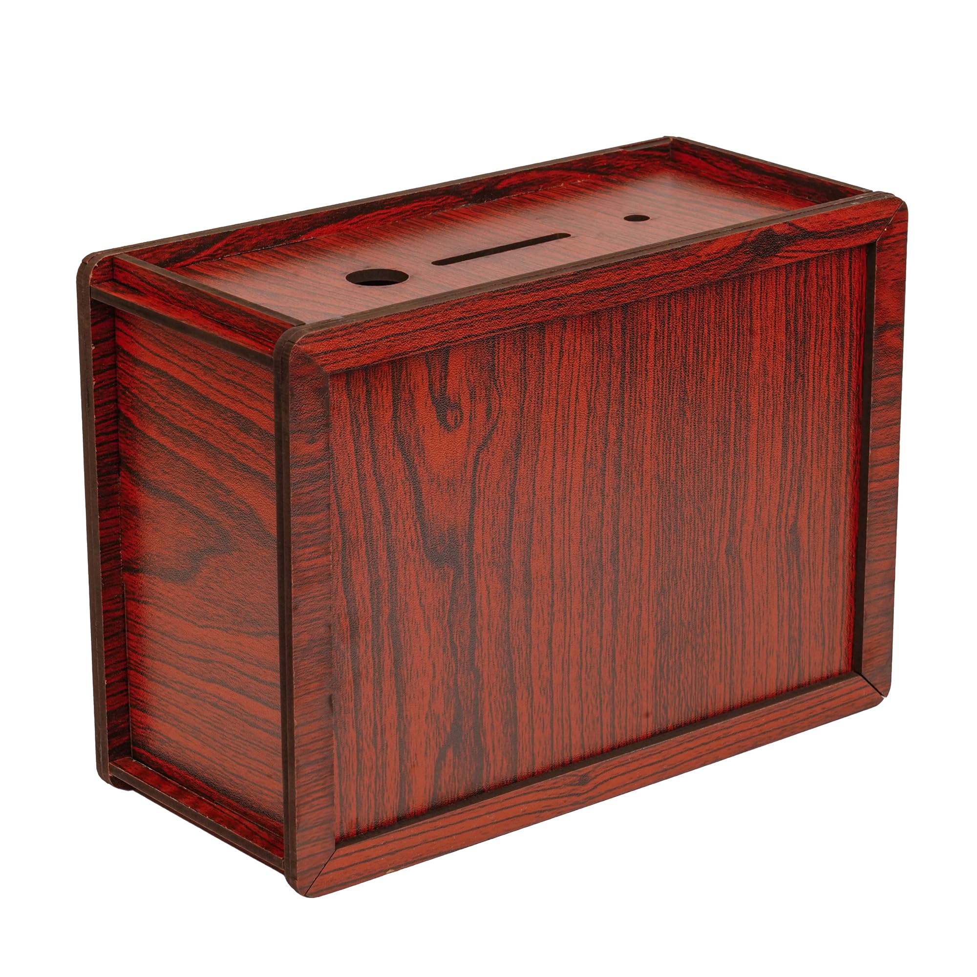 ITOS365 Handmade Wooden Money Bank Piggy Bank | Coin Saving Box for Kids & Adults | Wooden Savings Box for Boys & Girls | Decorative Cash Bank | Gift Item for Home & Kids 3