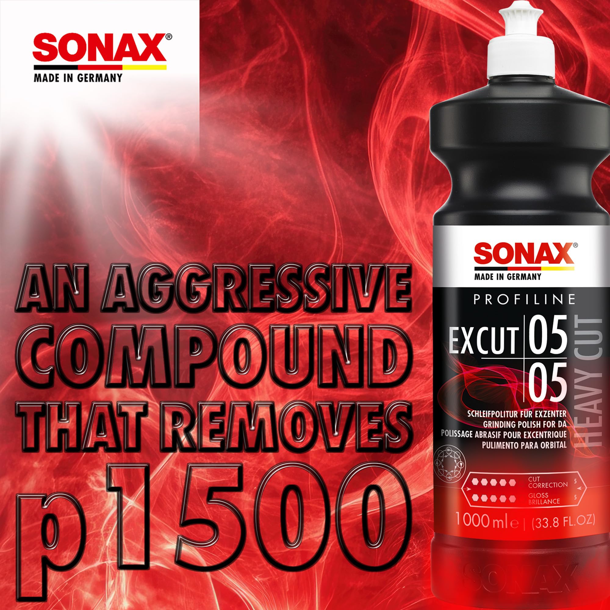Sonax Pasta Polerska, Czarny, 1 l