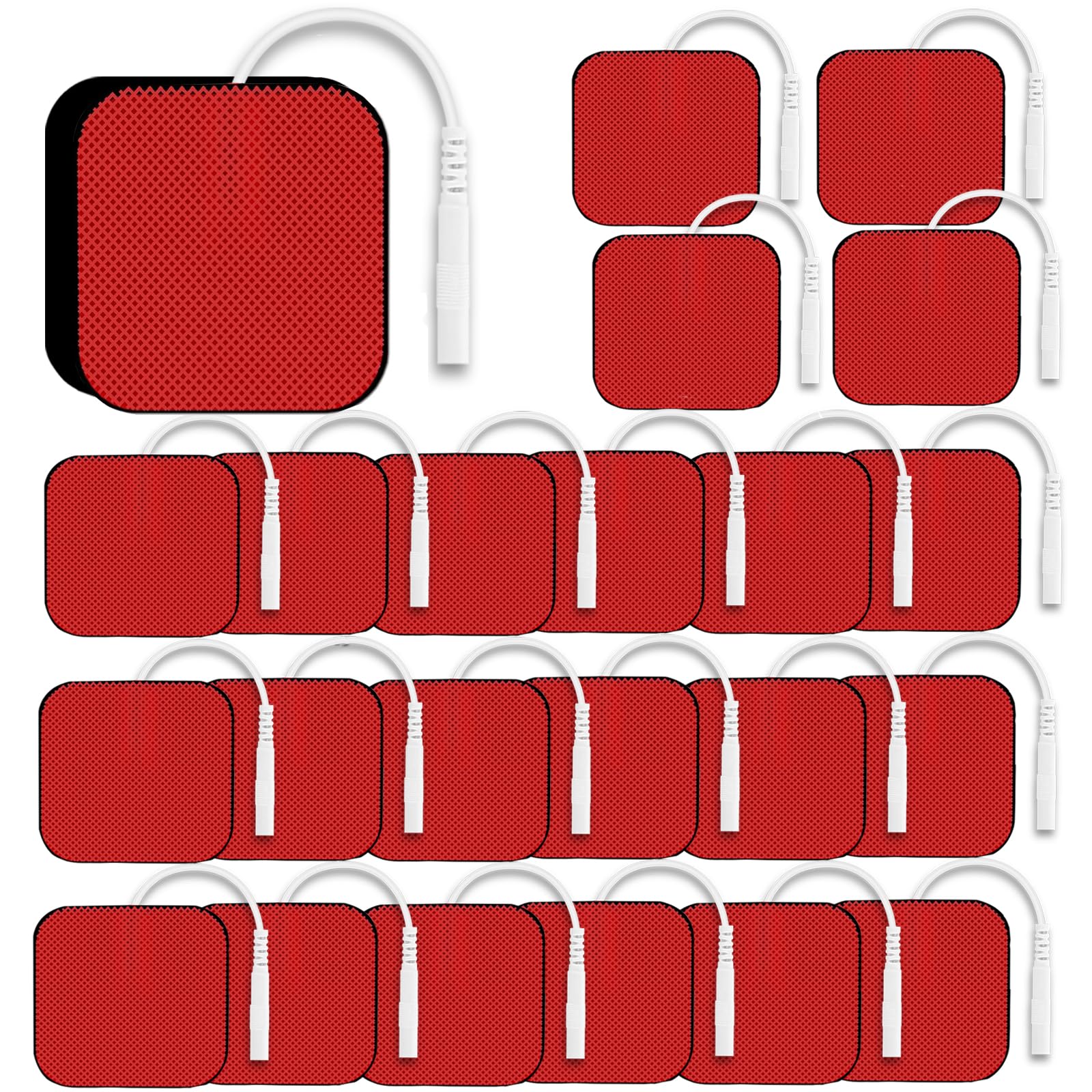 22 Pack Tens Unit Electrode Pads Compatible with Auvon TENS 7000 Stimulator — Amazon image 10