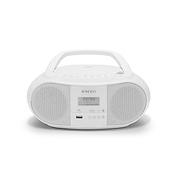 Roberts Zoombox 4 DAB/DAB+/FM boombox with Bluetooth, White