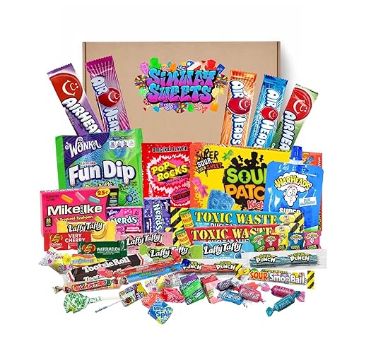 50 American Sweets Large Box Candy Gift - Sour Patch Kids