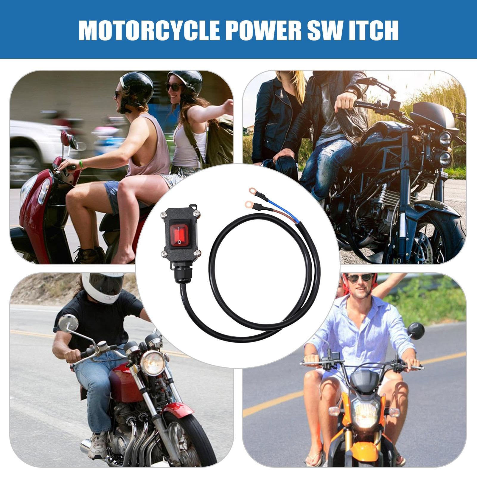 Disconnettitore Batteria Auto,Blocco Alimentazione Impermeabile 12V 24V | Disconnettitore Batteria Impermeabile per Auto,Per Cortocircuito, Elettrico, Marino, Elettricista, Piccoli Veicoli, Camion