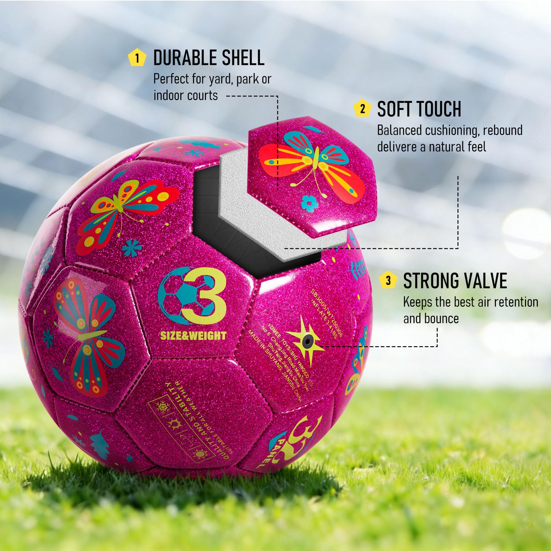 Richball Kleinkinder-Fußball, Fußball für Kinder im Alter von 3–5 Jahren
