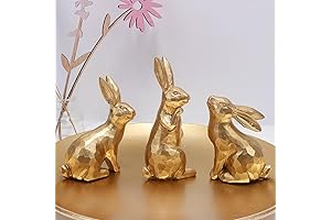 Glintoper 3 Pack Spring Bunny Decor