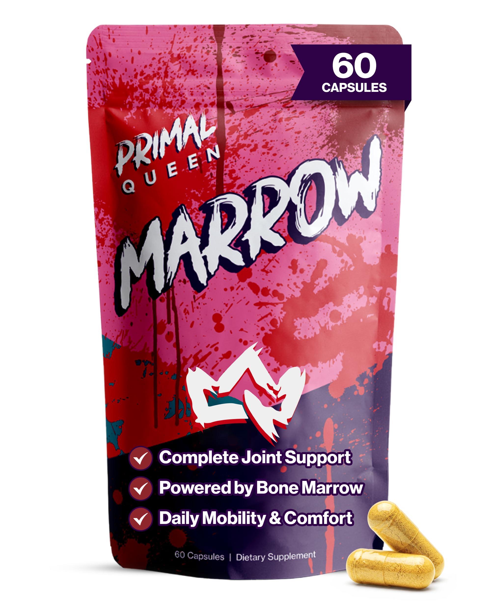 Primal Queen Bone Marrow, Joint Support for Women, Curcuwin Turmeric