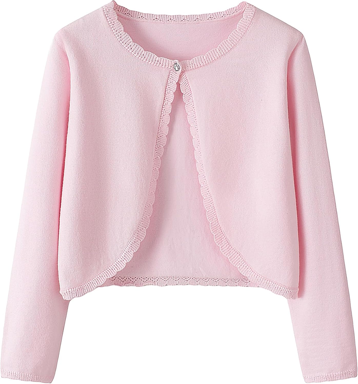 Yekaty Kids Girls Cardigan Long Sleeve Button Toddler Cardigan Knit Sweater