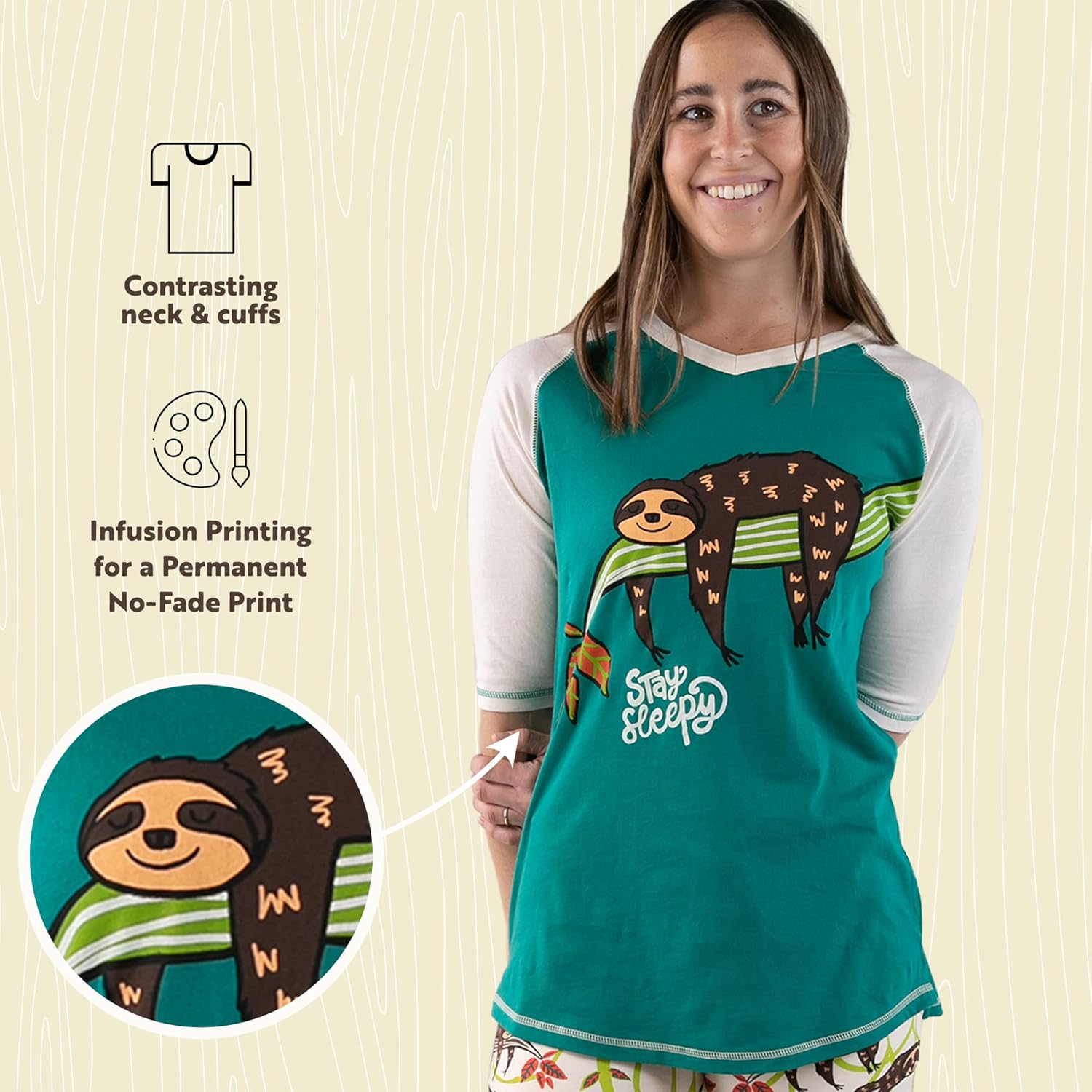 Lazy One Women's Leggings and Tees, Pajama Separates, Cozy Loungewear for Women - Image 6