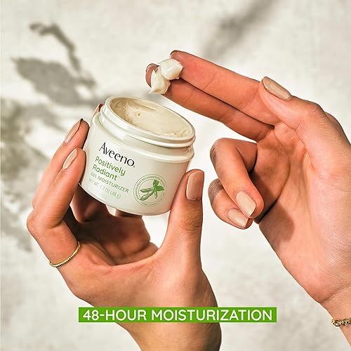 Miniatura 4 de Aveeno Positively Radiant - Gel hidratante facial diario con ácido hialurónico y soja correctora del tono, crema facial de gel hidratante e