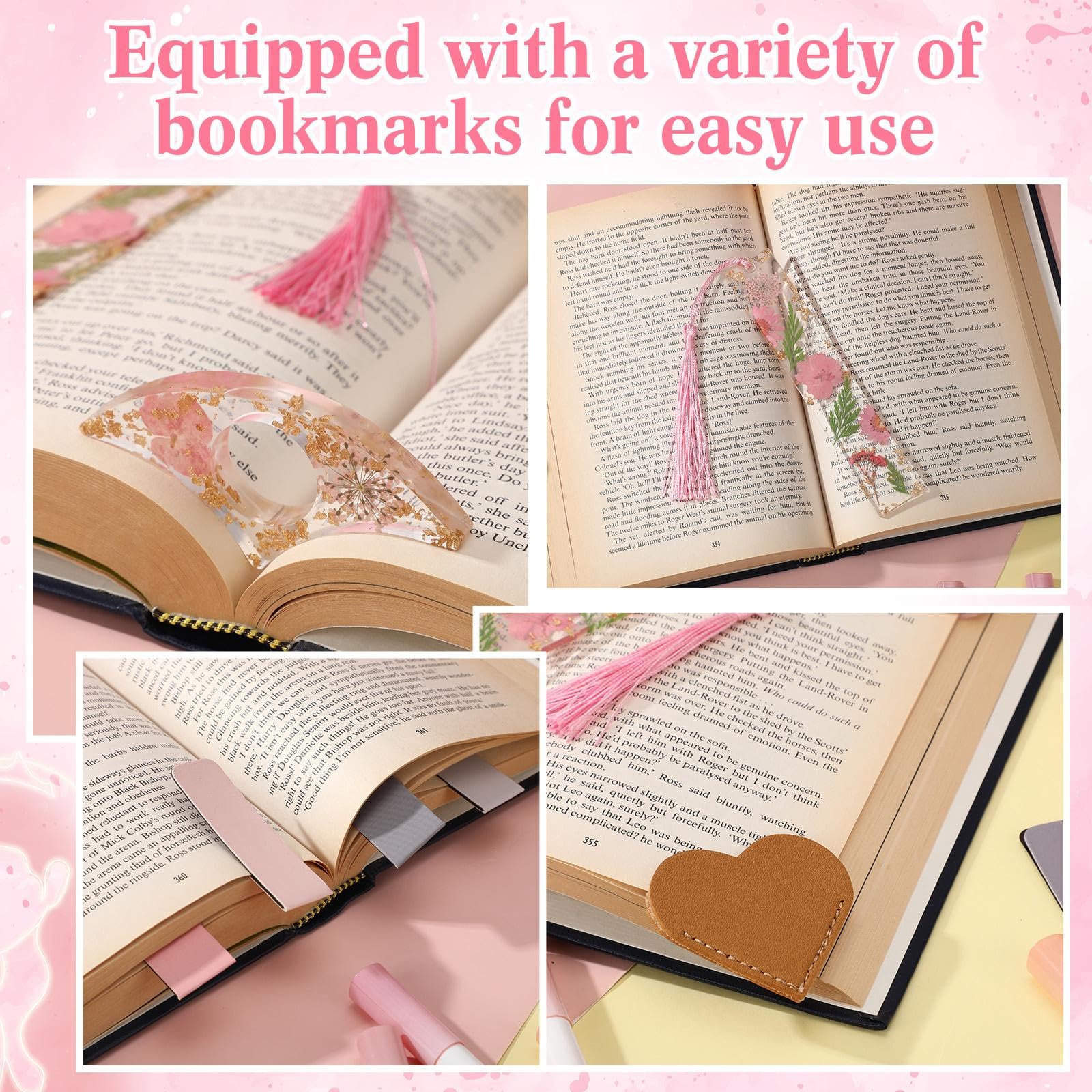 11 pezzi Regali per gli amanti dei libri per le donne Book Club Accessori regalo Tazza di Vetro Tazza Notebook Penne Candela Calzini Segnalibri per Natale Compleanno Lettori Bookish Bookworms