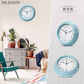 Amazon.co.jp: MILEADER 壁掛け時計 西洋風 ヨーロピアン風