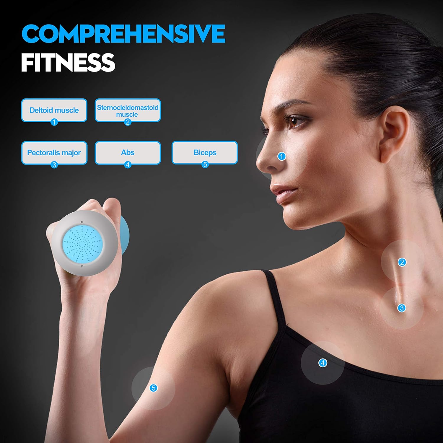 Aznze Adjustable Dumbbell 2.2-4.4 lbs and 4-22 lbs Weight Options, Non-Slip Neoprene Hand, All-Purpose, Home, Gym, Office : Sports & Outdoors