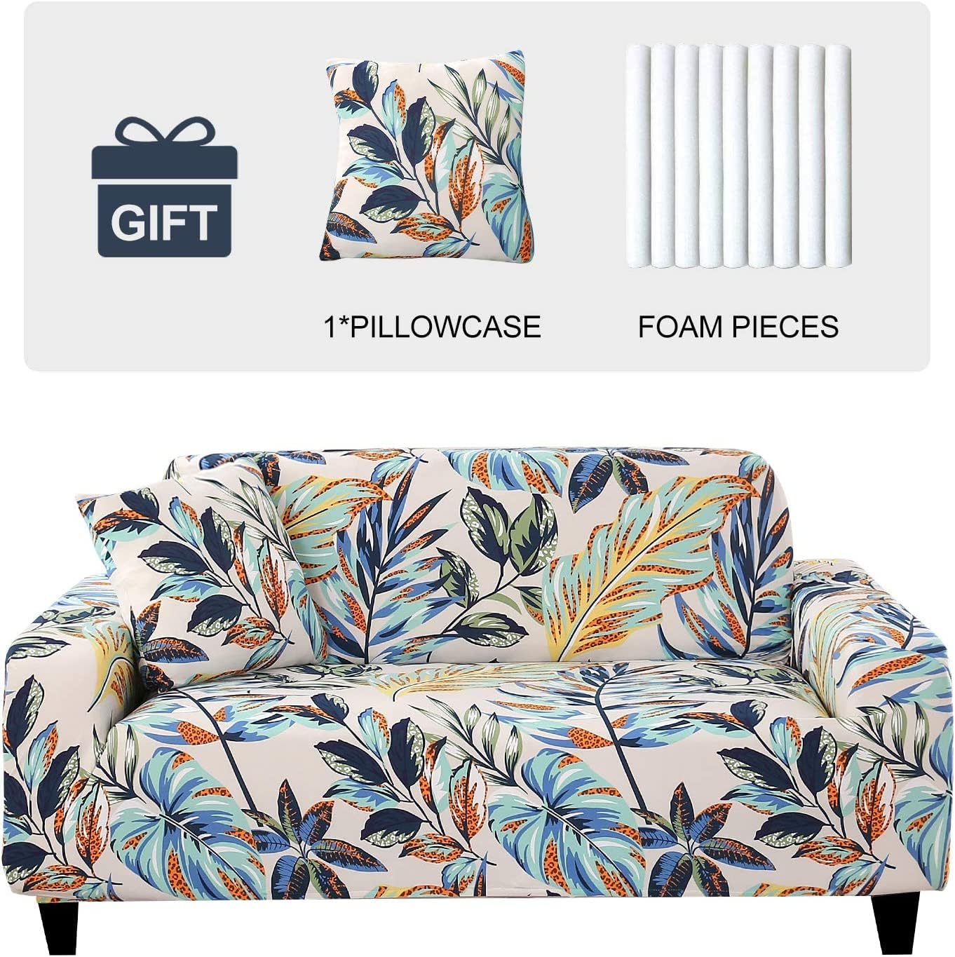 WDong High Stretch Sofa Cover 3 Seater Super Soft Couch Covers