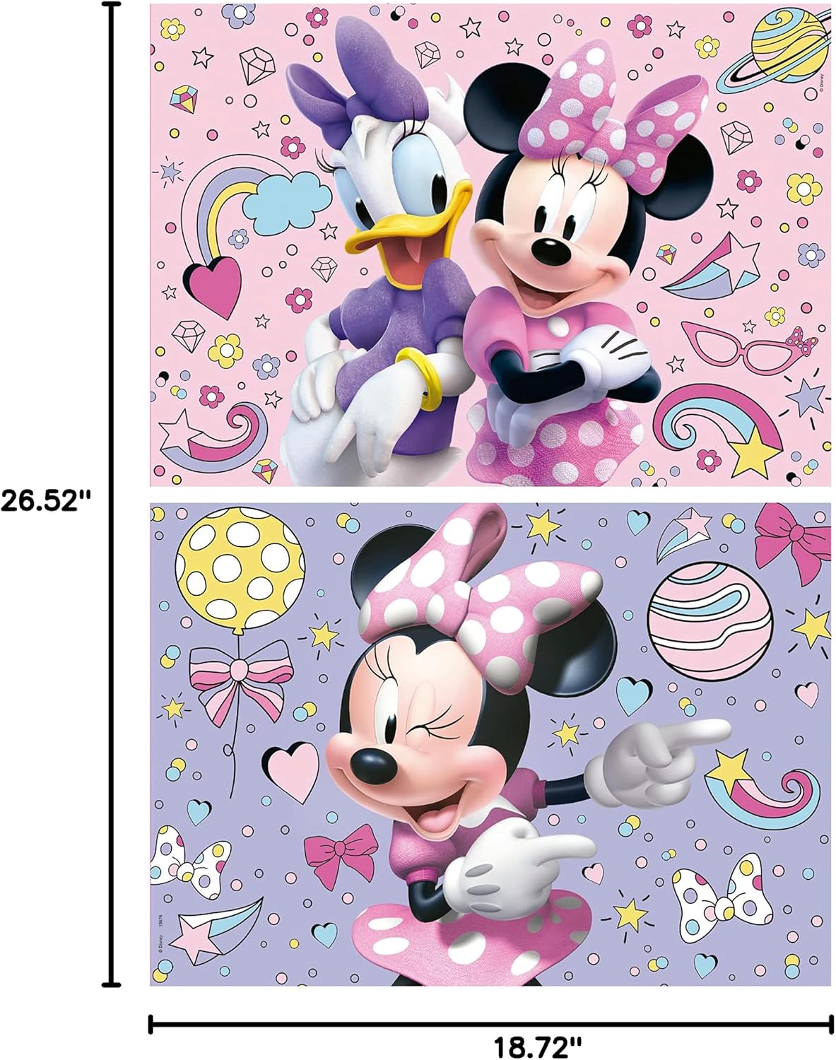 Educa 19674 2x48 Minnie, Assorted, 68 x 48 cm