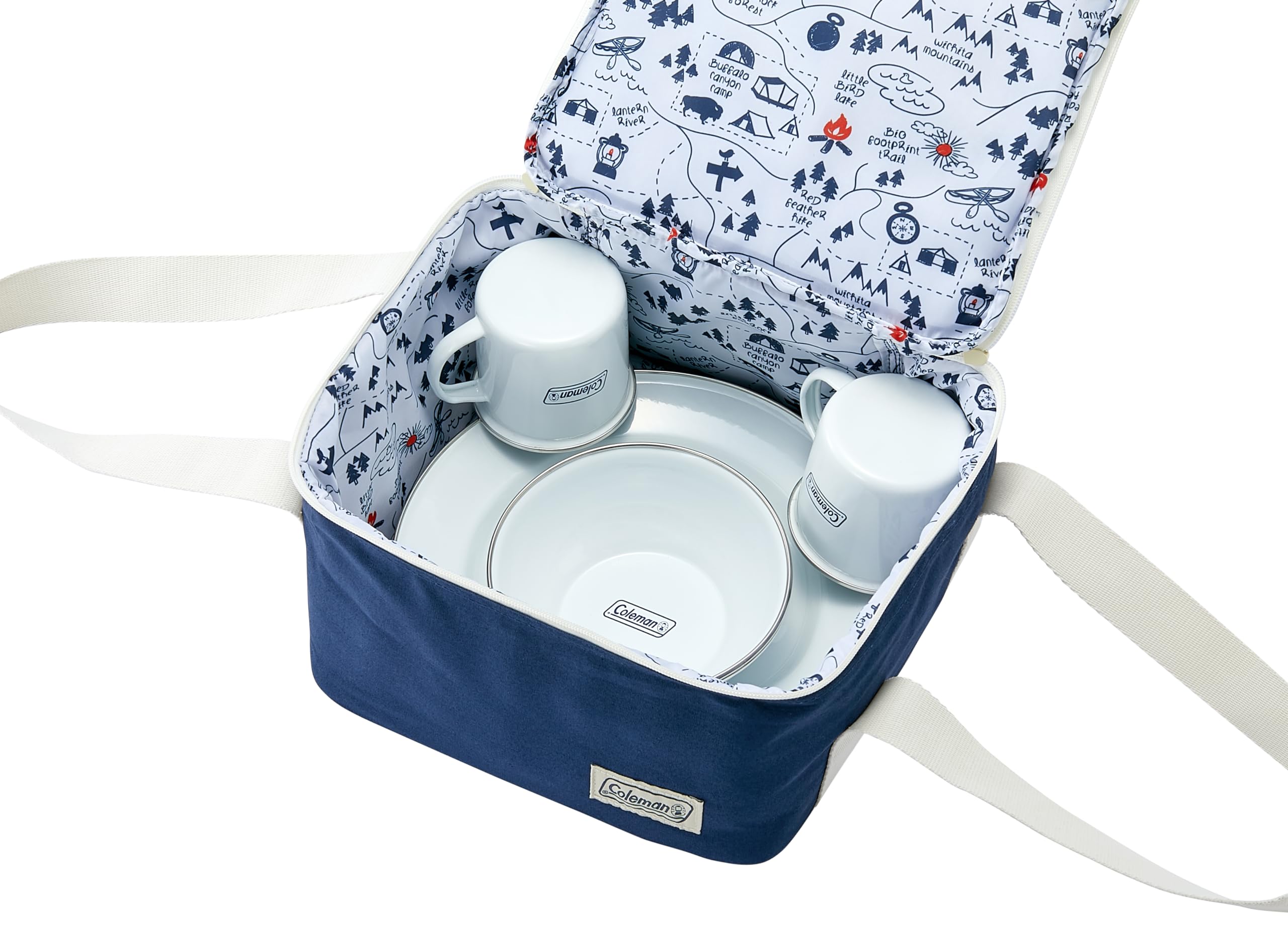 Amazon.co.jp: Coleman(コールマン)エナメルディッシュウェア2人