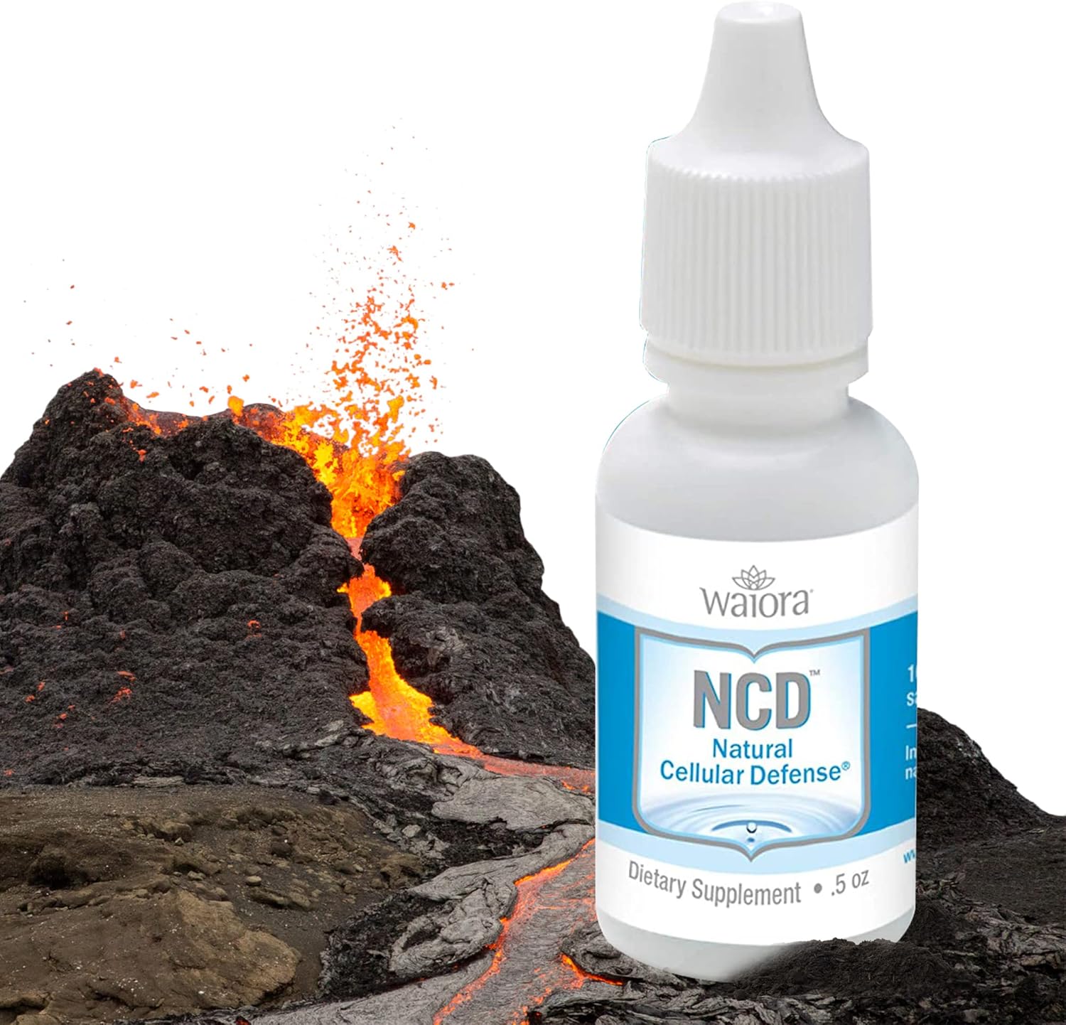 Waiora NCD Activated Liquid Zeolite Drops, Zeolite Liquid