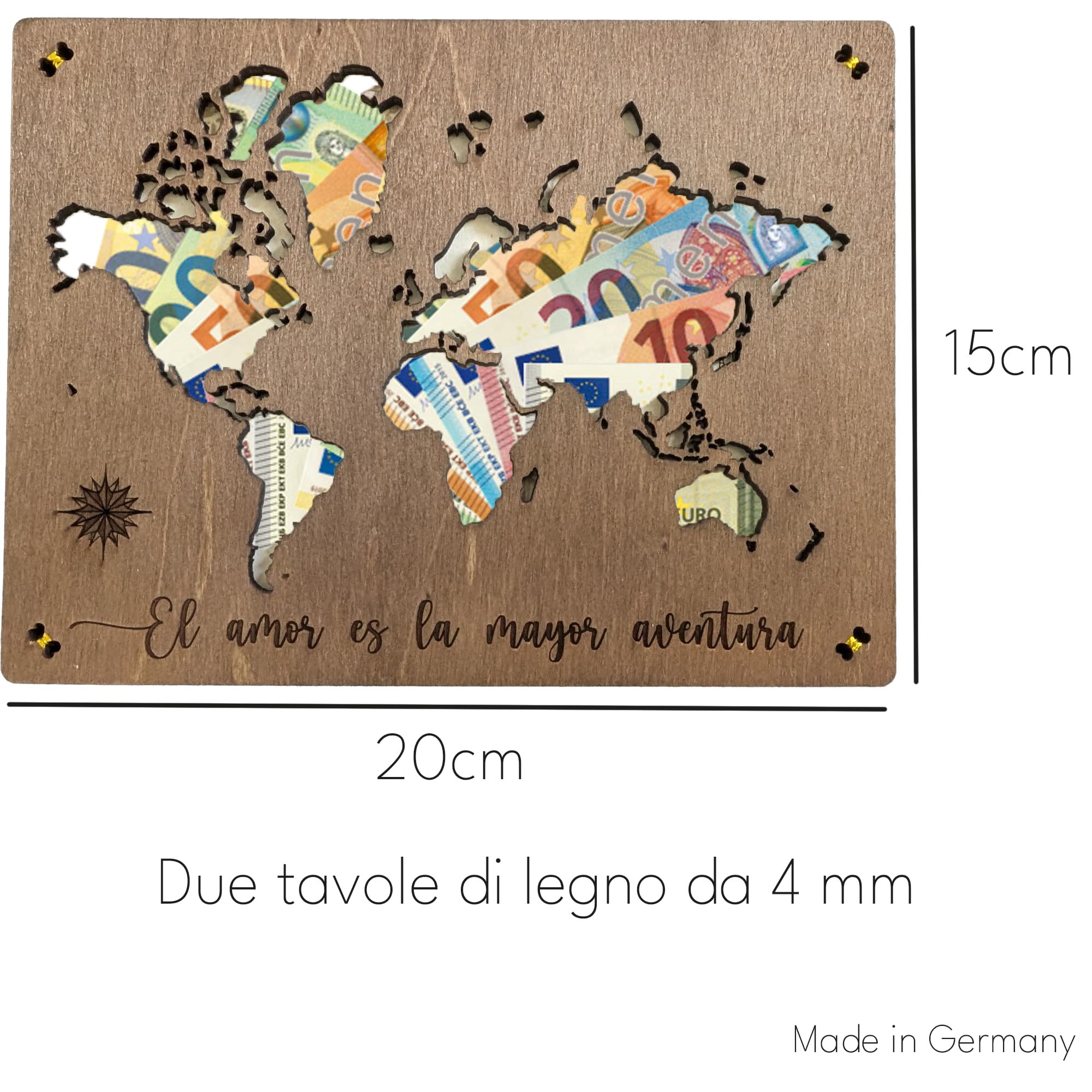 Regali di nozze per gli sposi Confezione regalo in denaro con biglietto