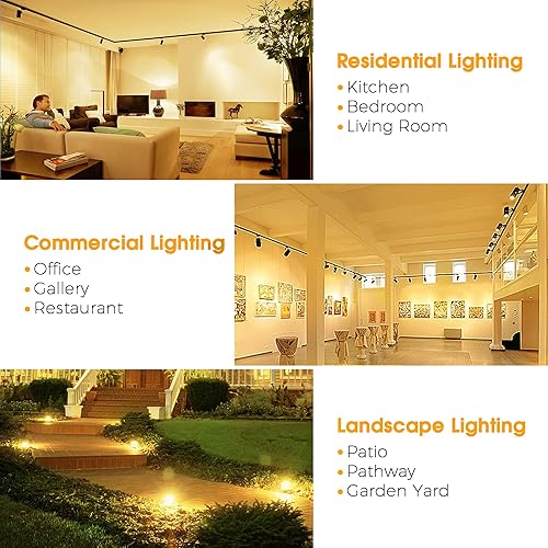 Miniatura 5 de Bombillas halógenas GU10, 120 V, 50 W, regulables, GU10+C, bombillas halógenas MR16 GU10 para luz de pista, luz empotrada, bombillas de campana