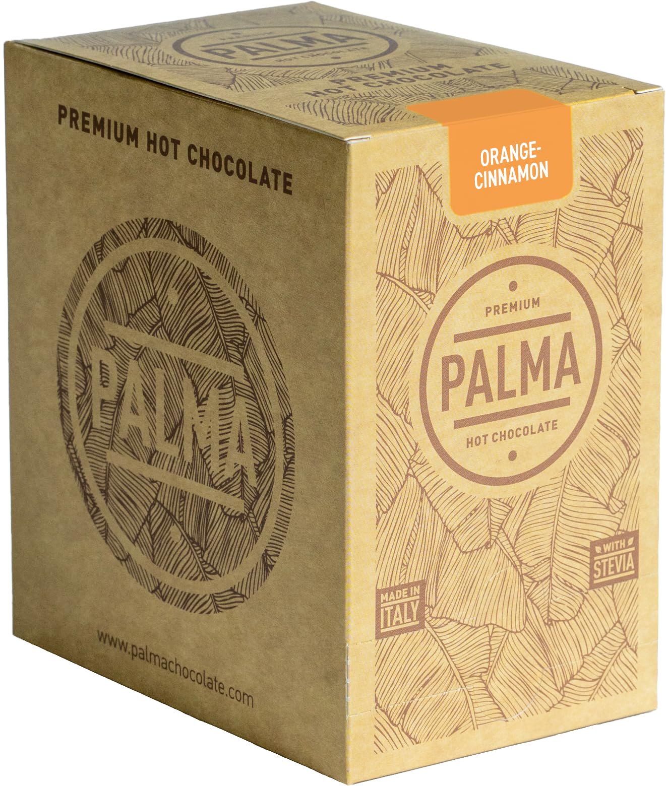 PALMA Italian Hot Chocolate Sachets - Sugar Free Dark Chocolate - No Added Sugar | 500g (20 Servings) — view 54