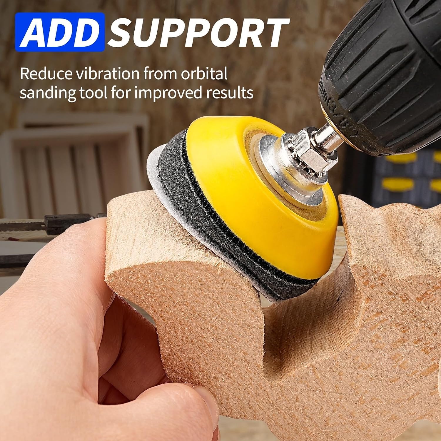 2/3inch Soft Density Sponge Interface Pad Hook&Loop Sanding Pad Cushion Buffer Backing Pad Protection Sanding Disc(5pcs 75mm)