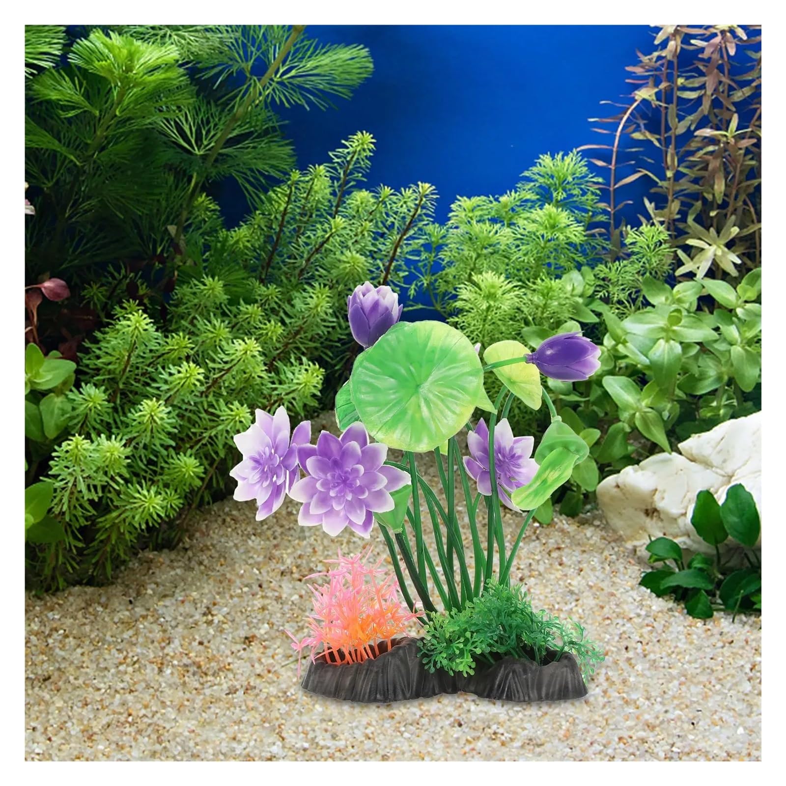 Plantas Artificiales para acuarios, Acuario Y Terrario Plantas Artificiales Verde