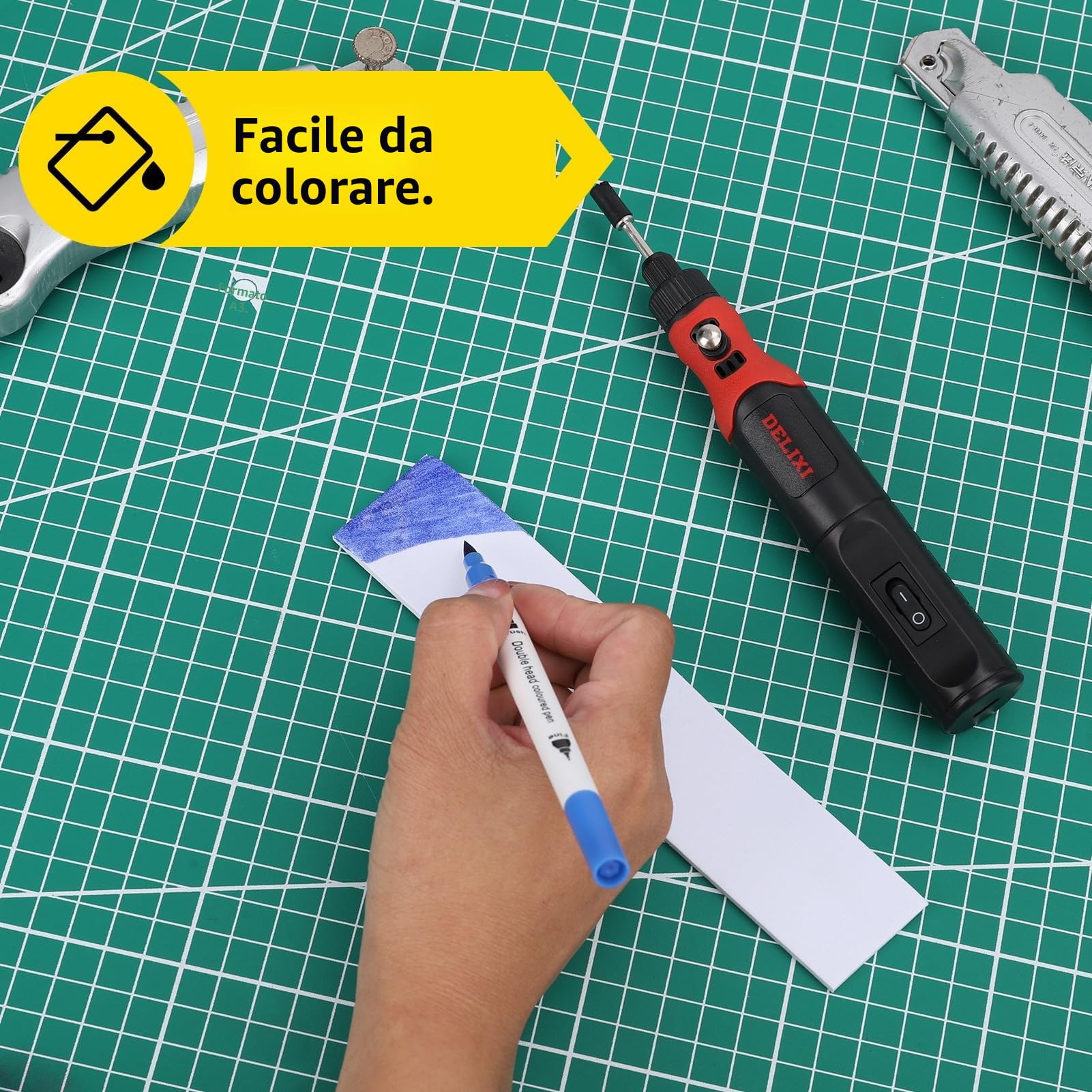 Eva Foam Bianca 1mm 34x124.5cm Alta Densità 86kg/m3 per Cosplay Fai da Te