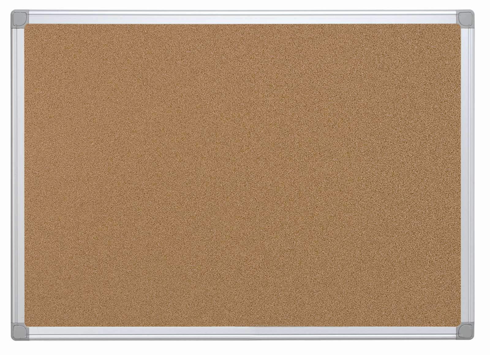 Q-Connect Pizarra Corcho Marco De Aluminio 90x60 Cm