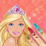Chica guapa cambio de imagen de moda y salón de spa de uñas 3d: uñas acrílicas para gatitos, esmalte artístico diy, juegos de maquillaje de princesa para niñas
