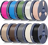 Vista 22 de SUNLU PLA filamento para impresora 3D, 1,75 PLA, precisión dimensional +/- 0.001 in, bobina de 2.2 lb 0.069 in