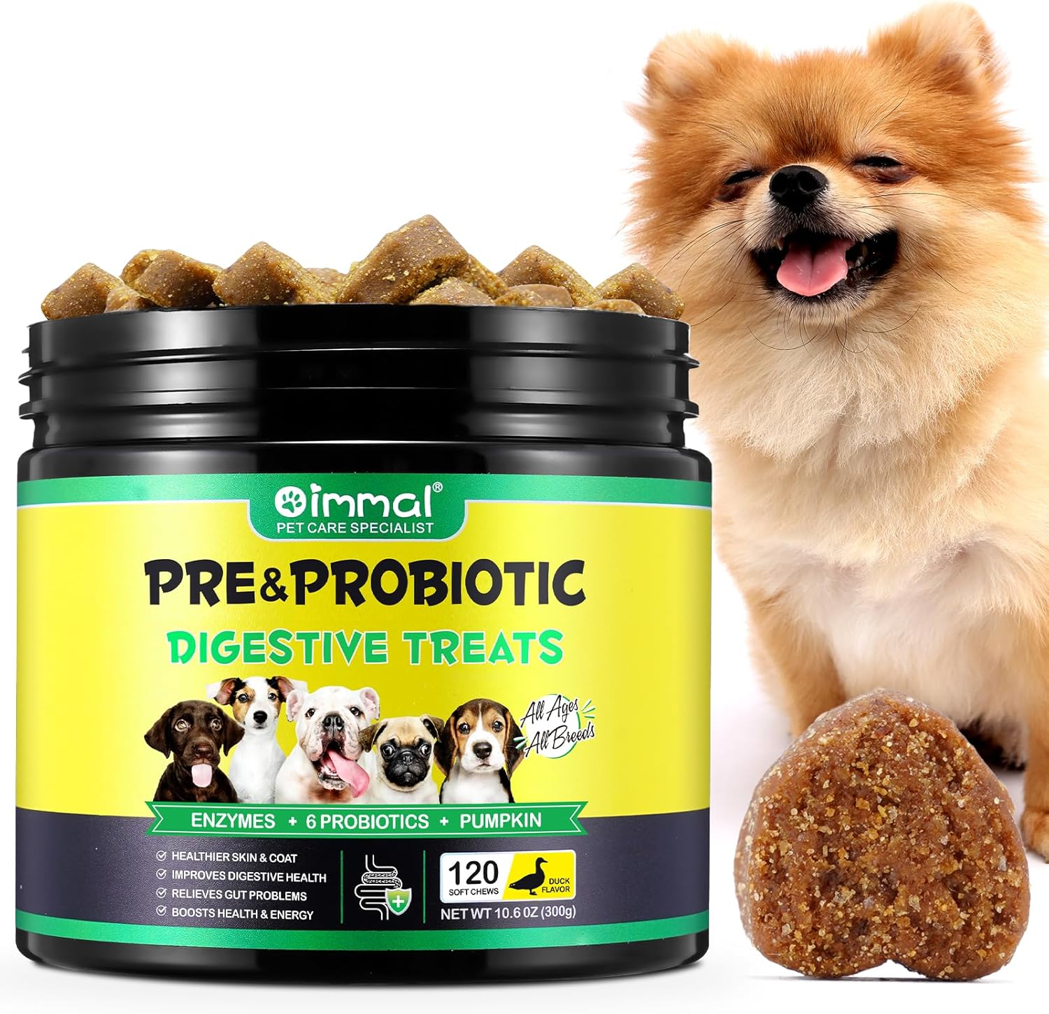 120pcs Probiotics for Dogs,Dog Probiotics for Gut Health,Immunity