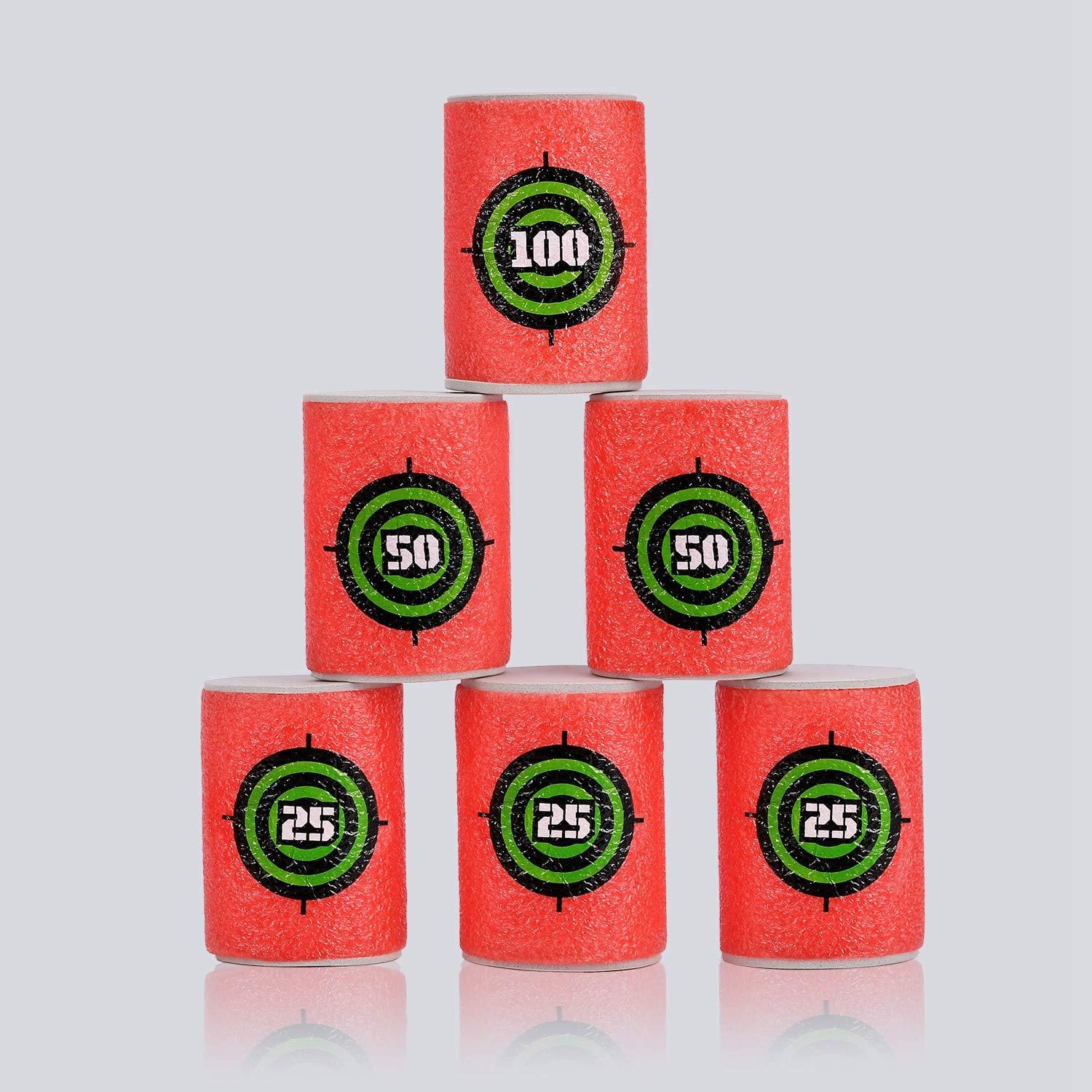Nerf Gun Targets Soft Bullet Target Nerf Targets for Shooting Practice EVA Bullet Dart Target Compatible with Nerf Blasters Guns Shooting Game Kid Children Shoot Target Toy 6/30Pcs image 6 of 9 B0BSG8C5RV