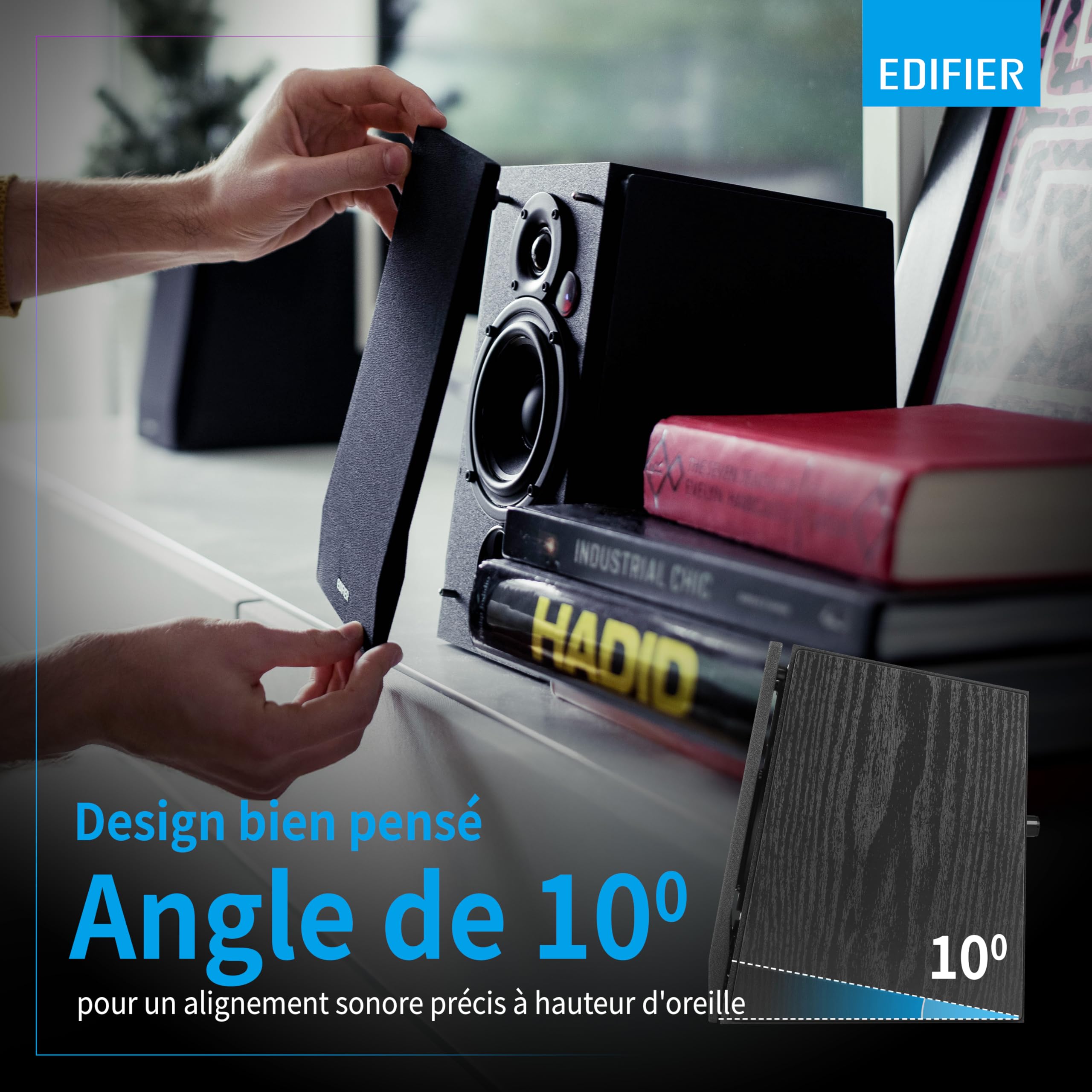 Edifier R1855DB 2-voies Noir Avec fil &sans fil 70 W