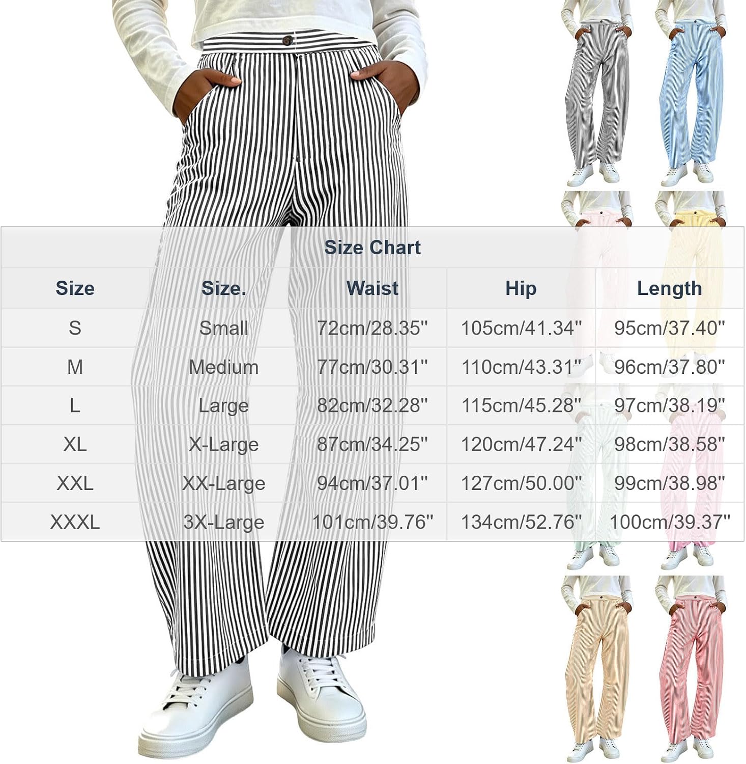 Plaid Wide Leg Pants for Women High Waisted Loose Fit Pants Workout Dailywear Casual Trousers with Pockets