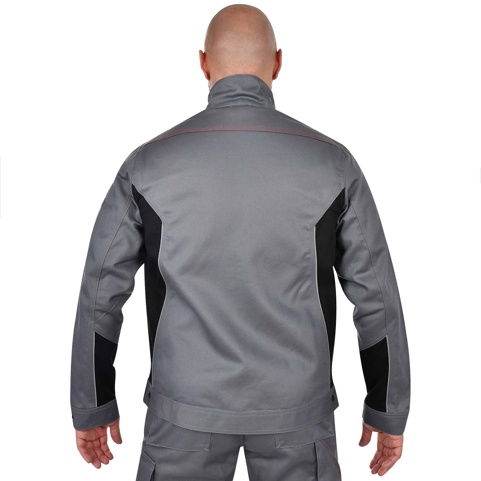 BWOLF Veste de travail Raptor 100% coton - Pour homme - Multifonctionnelle - Avec poches multifonctions - Bandes réfléchissantes