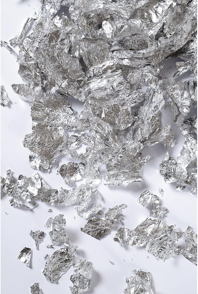 Rayher Deco-Metal Flakes, Gold, tab-Box 1g